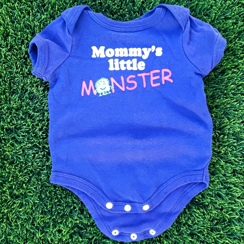♡Baby "Mommy's little monster" one piece